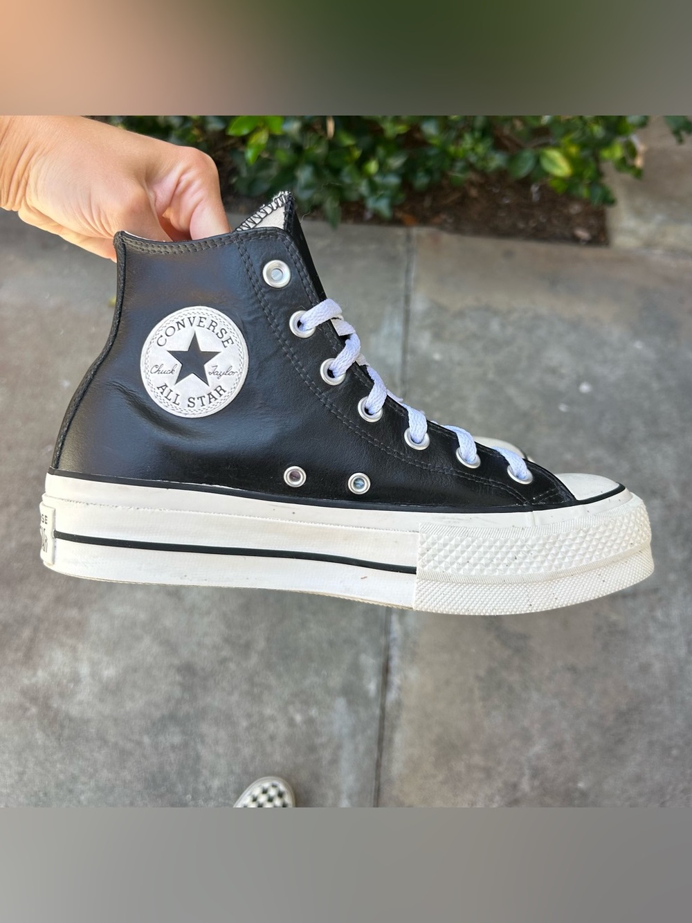 Converse platform lift  high tops